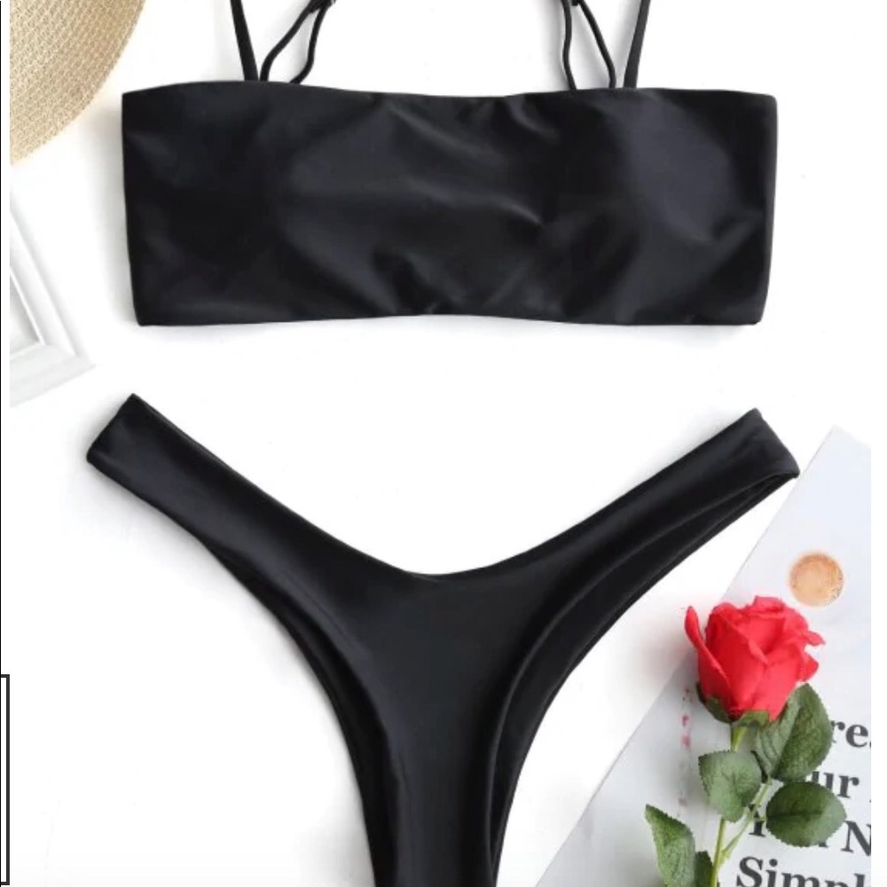 Black Zaful Bikini NWT